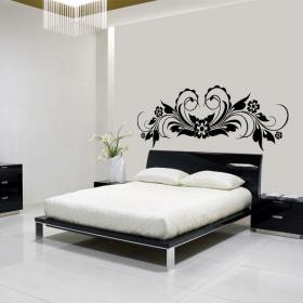 Vinilo Decorativo Cabecera Floral I Vinilo Decorativo Cabecera Floral I