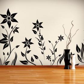 Vinilo Decorativo Jard&iacute;n con Flores I