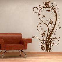 Vinilo Decorativo Flores Vertical I