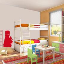 Vinilo Decorativo Medidor Estatura Niña