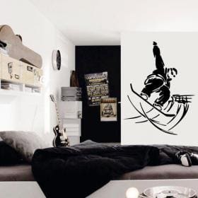 Vinilo Decorativo Snowboard
