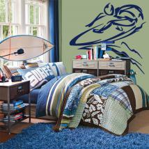 Vinilo Decorativo Surf Tribal