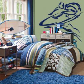 Vinilo Decorativo Surf Tribal