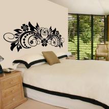 Vinilo Decorativo Cabecera Floral