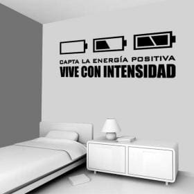 Vinilo Decorativo Energ&iacute;a Positiva
