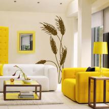 Decorar Paredes Espigas Florales