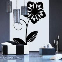 Decorar Paredes Flor Retro