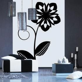 Decorar Paredes Flor Retro