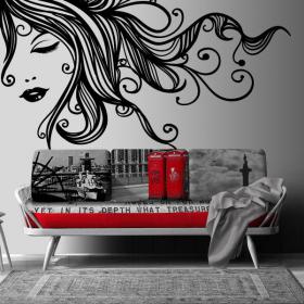 Decorar Paredes Silueta Femenina