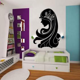 Decorar Paredes Silueta Mujer