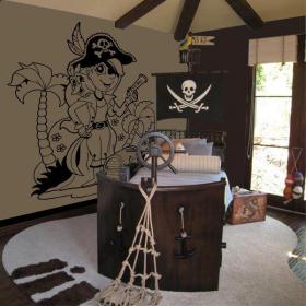 Decorar Paredes Pirata Infantil