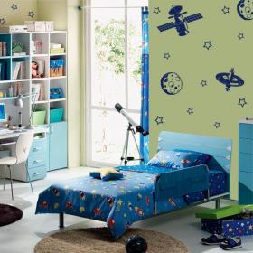Decoraci&oacute;n Paredes Kit Espacial