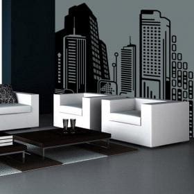 Vinilo Decorativo Ciudad del Futuro