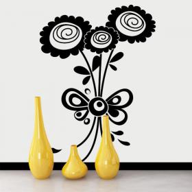 Vinilo Decorativo Dise&ntilde;o Floral