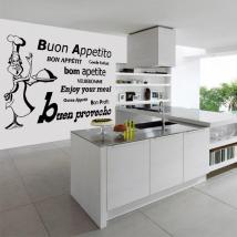 Vinilo Decorativo Buen Provecho