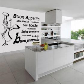 Vinilo Decorativo Buen Provecho