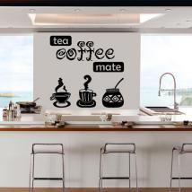 Vinilo Decorativo Té Café Mate