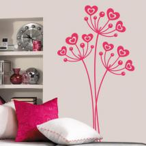 Vinilo Decorativo Flores de Amor