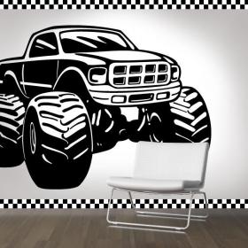Decoración Paredes Monster Truck