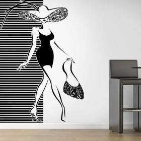 Decorar Paredes Silueta de Mujer