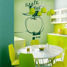 Vinilo Decorativo Apple Diet