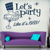 Vinilo Decorativo Lets Party