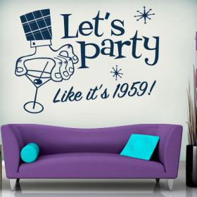 Vinilo Decorativo Lets Party