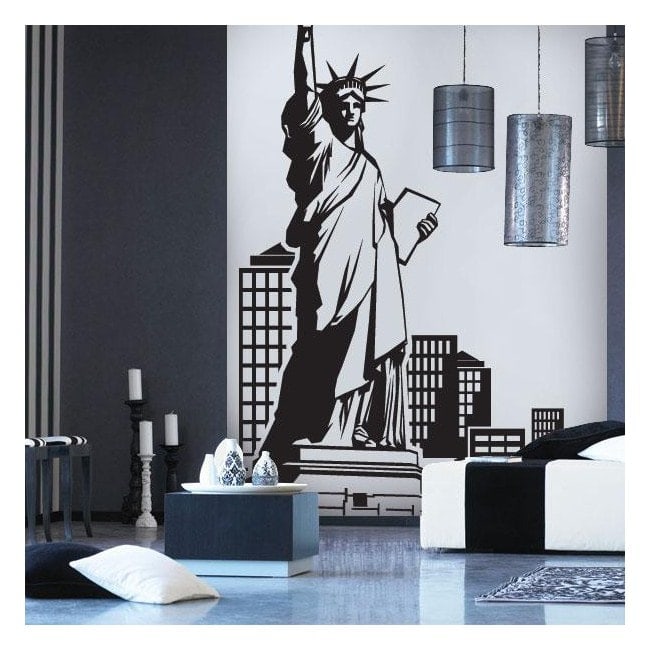 Vinilo decorativo Nueva York pared