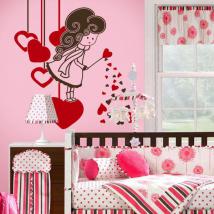 Vinilos Decorativos Corazones Mágicos