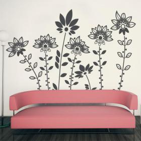 Vinilos Decorativos Flores de Dise&ntilde;o