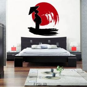 Vinilos Decorativos Orientales Geisha