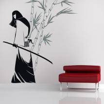 Vinilos Decorativos Silueta Samurái
