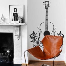 Vinilos Decorativos Guitarra Tribal