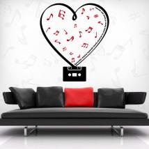 Vinilos Decorativos Cassette Romántico