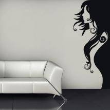 Vinilos Decorativos Silueta Mujer