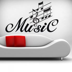 Vinilo Decorativo Detalle Musical
