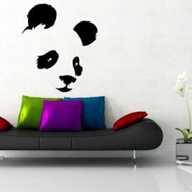 Vinilo Decorativo Oso Panda
