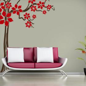 Vinilos Decorativos &Aacute;rbol Primavera Floral