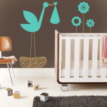Vinilos Decorativos Infantiles Cigüeña