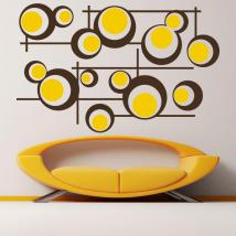 Vinilos Decorativos Retro Círculos y Líneas