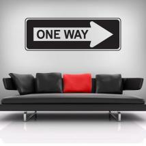 Vinilo Decorativo One Way New York