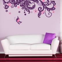 Vinilo Decorativo Fantasía Floral
