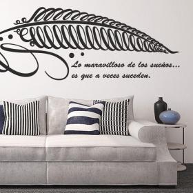 Vinilos Frases Sue&ntilde;os