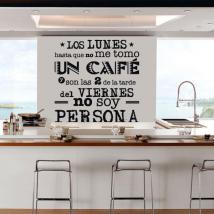 Vinilos Textos El Café del Lunes