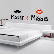 Vinilos Decorativos Mister and Missis