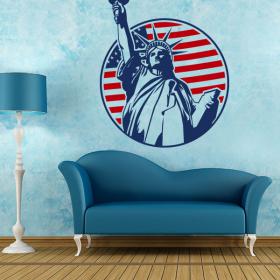 Vinilos Decorativos Estatua de la Libertad Nueva York