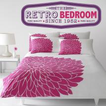 Vinilos Decorativos y Pegatinas Retro Bedroom