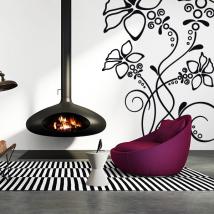Vinilos Decorativos Adhesivos y Pegatinas Flores