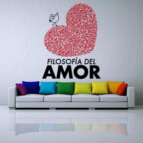 Vinilos Decorativos Frases Filosof&iacute;a del Amor