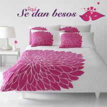 Vinilos Decorativos Frases Aquí Se Dan Besos